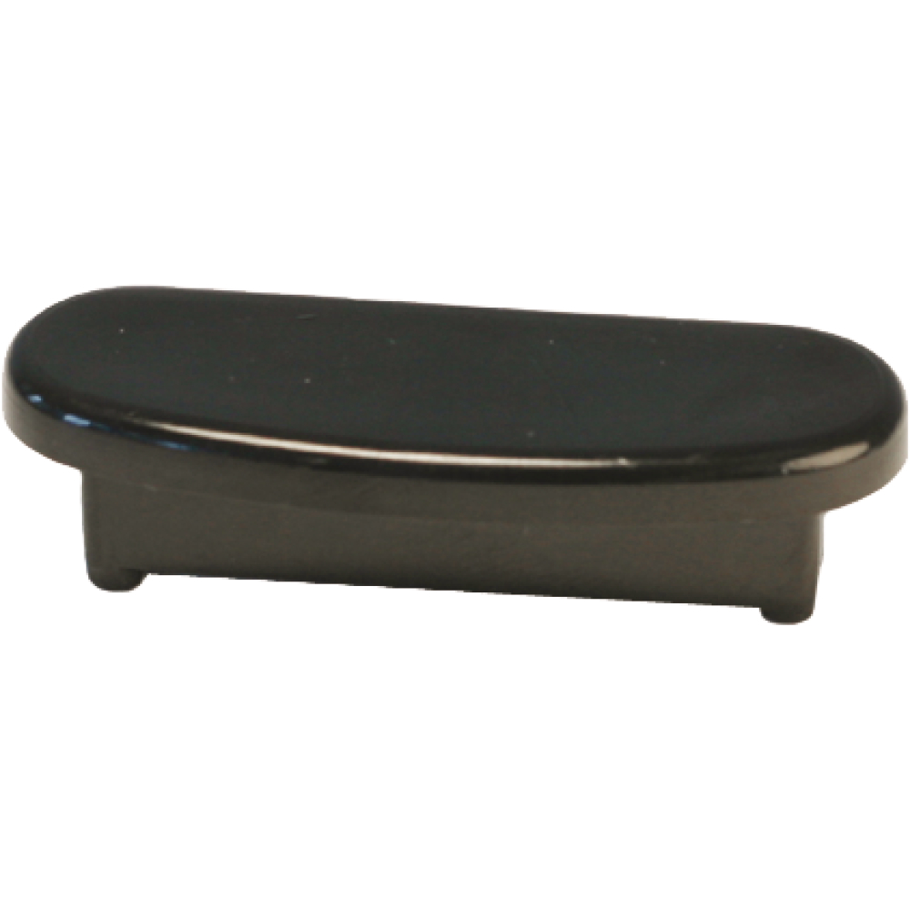Handlauf-Endkappe schwarz für 50x8