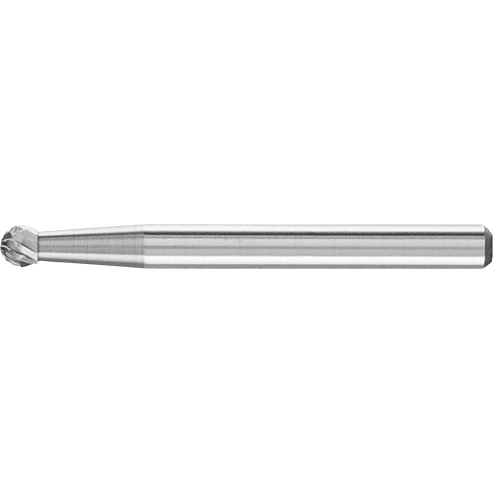 HM-Kleinfrässtift 3 mm-Schaft, Kugelform KUD, Z 4