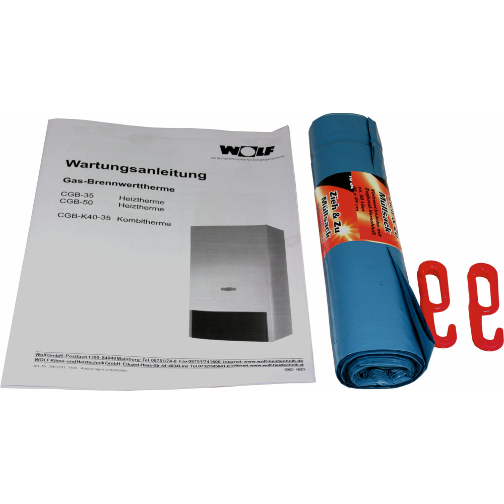 Wolf Reinigungsergänzungsset Gasbrennwertthermen CGB-35/50