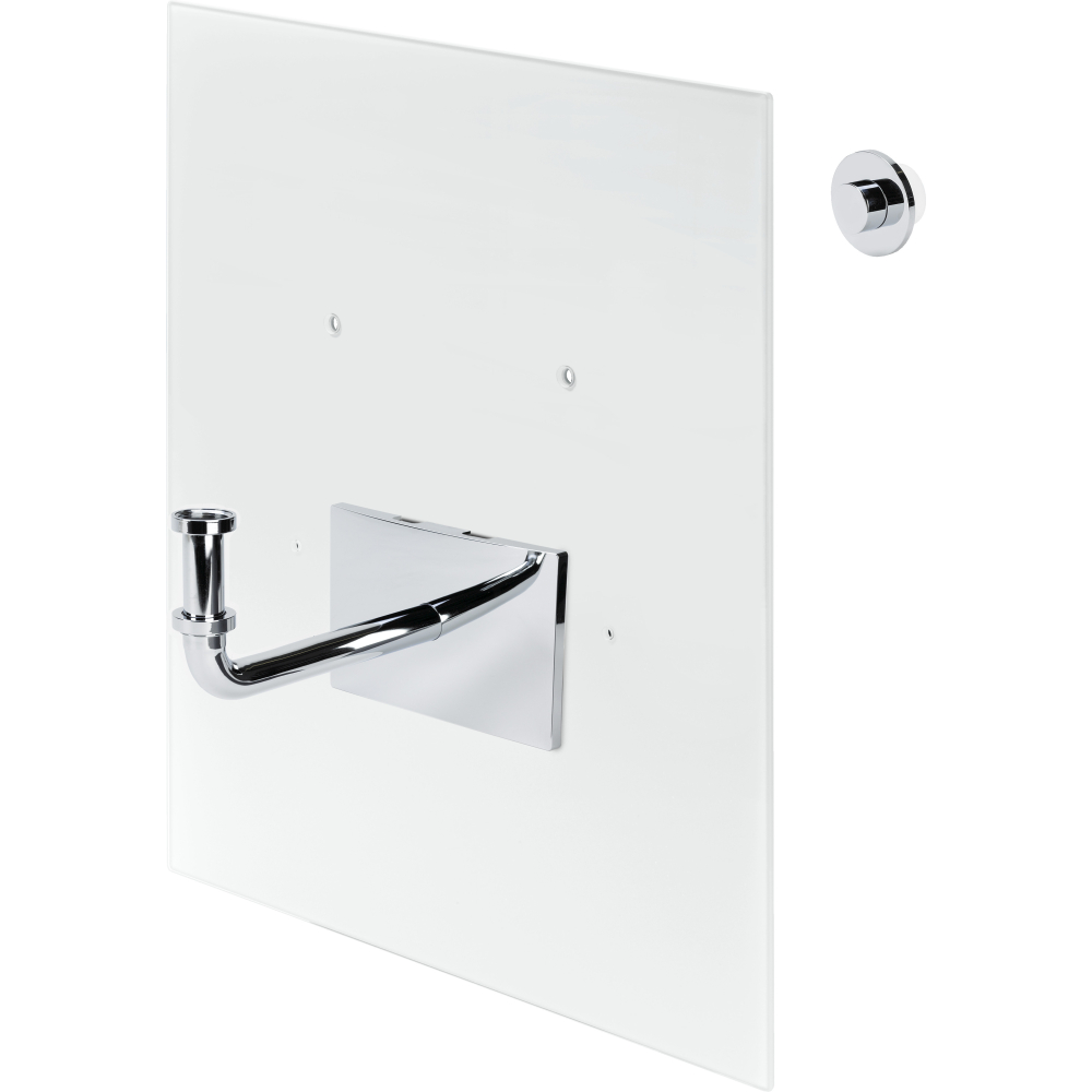Viega Abdeckplatte 8064.22 in 780x720mm Glas klar/hellgrau