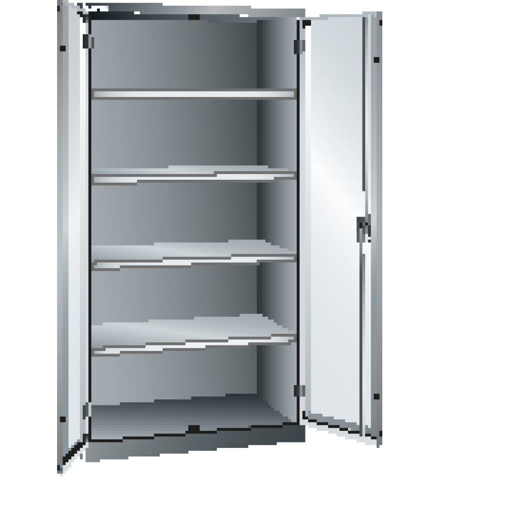 Flügeltürschrank 5012 m.4Böden,Vollblech