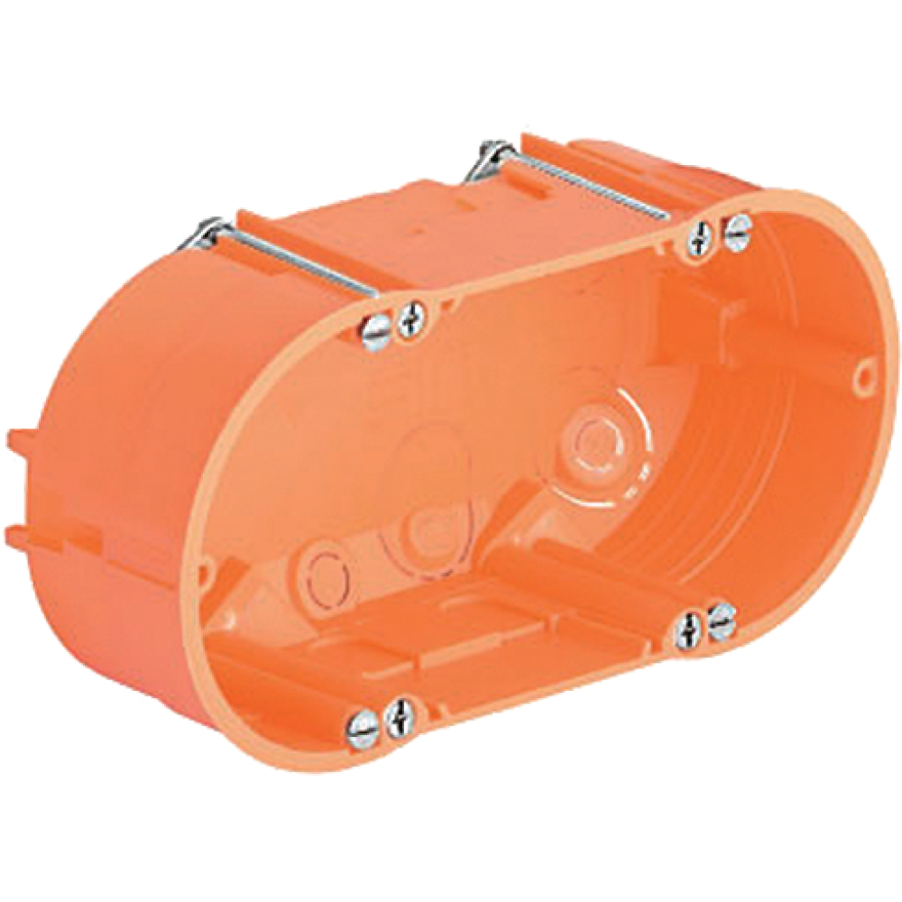 Hohlwand-Doppel-Schalter- dose T=47mm 9062-02