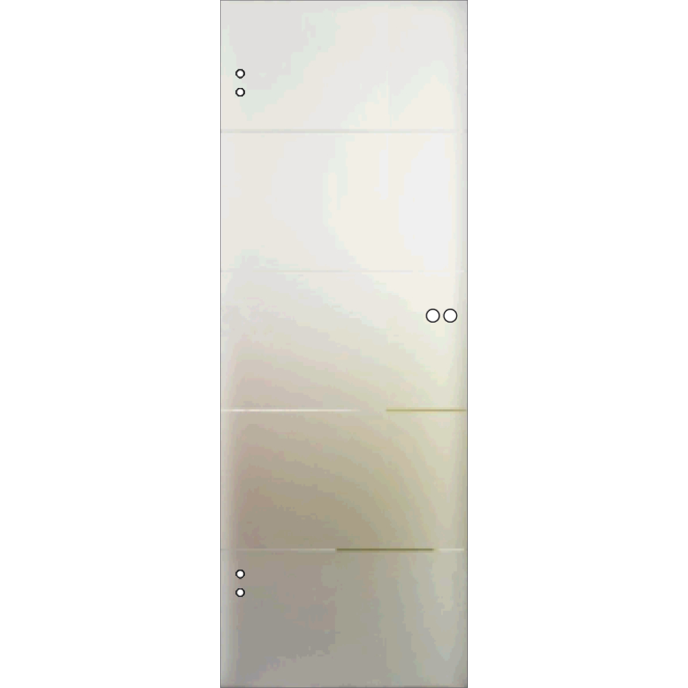 Ganzglastür ESG GD035 Motiv klar GrooveGlass