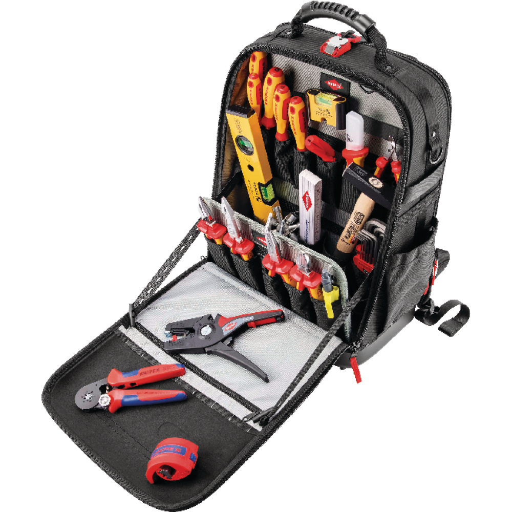 Knipex Werkzeugrucksack Modular X18 Elektro bestückt