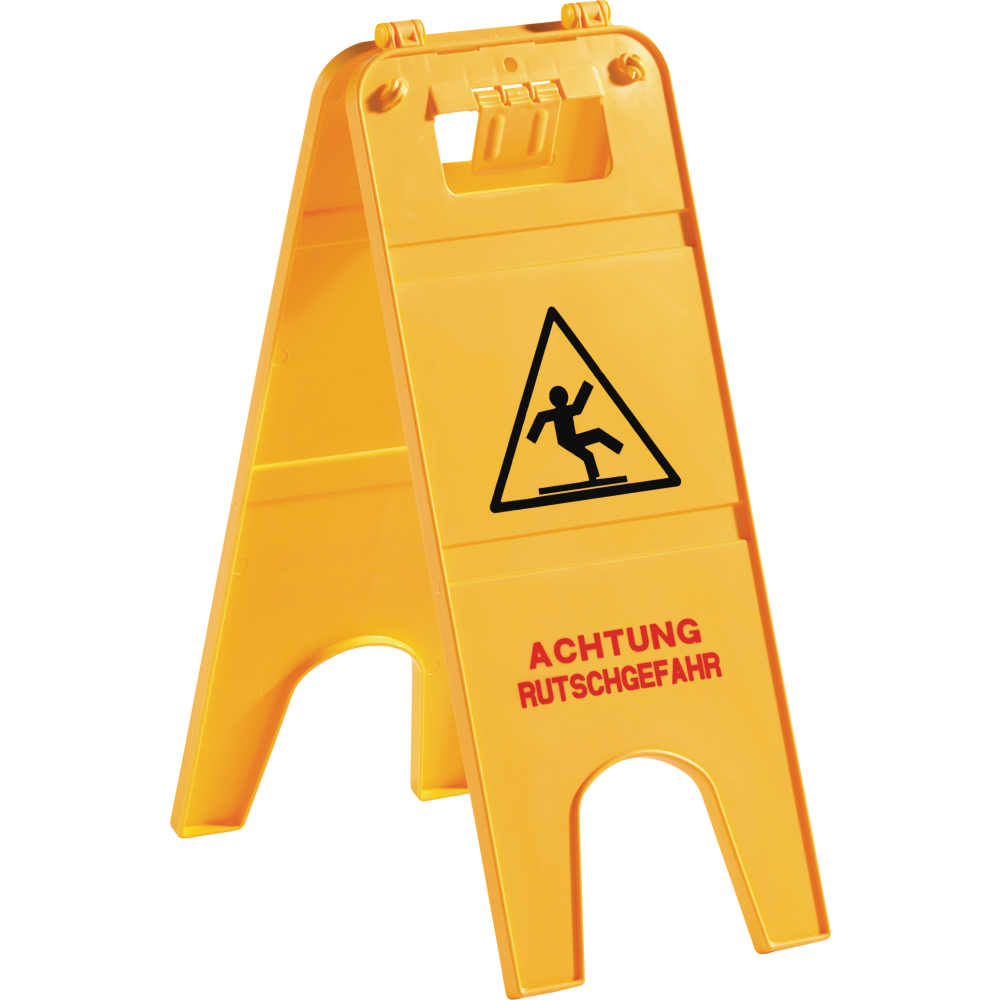 Kunststoff Warnschild Achtung Rutschgefahr