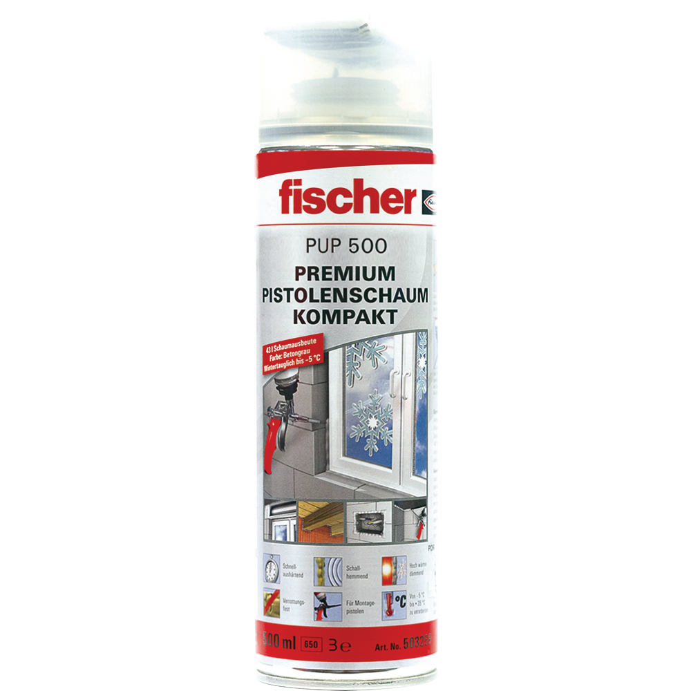 fischer Pistolenschaum Premium Kompakt PUP Pro 500 B2 43l