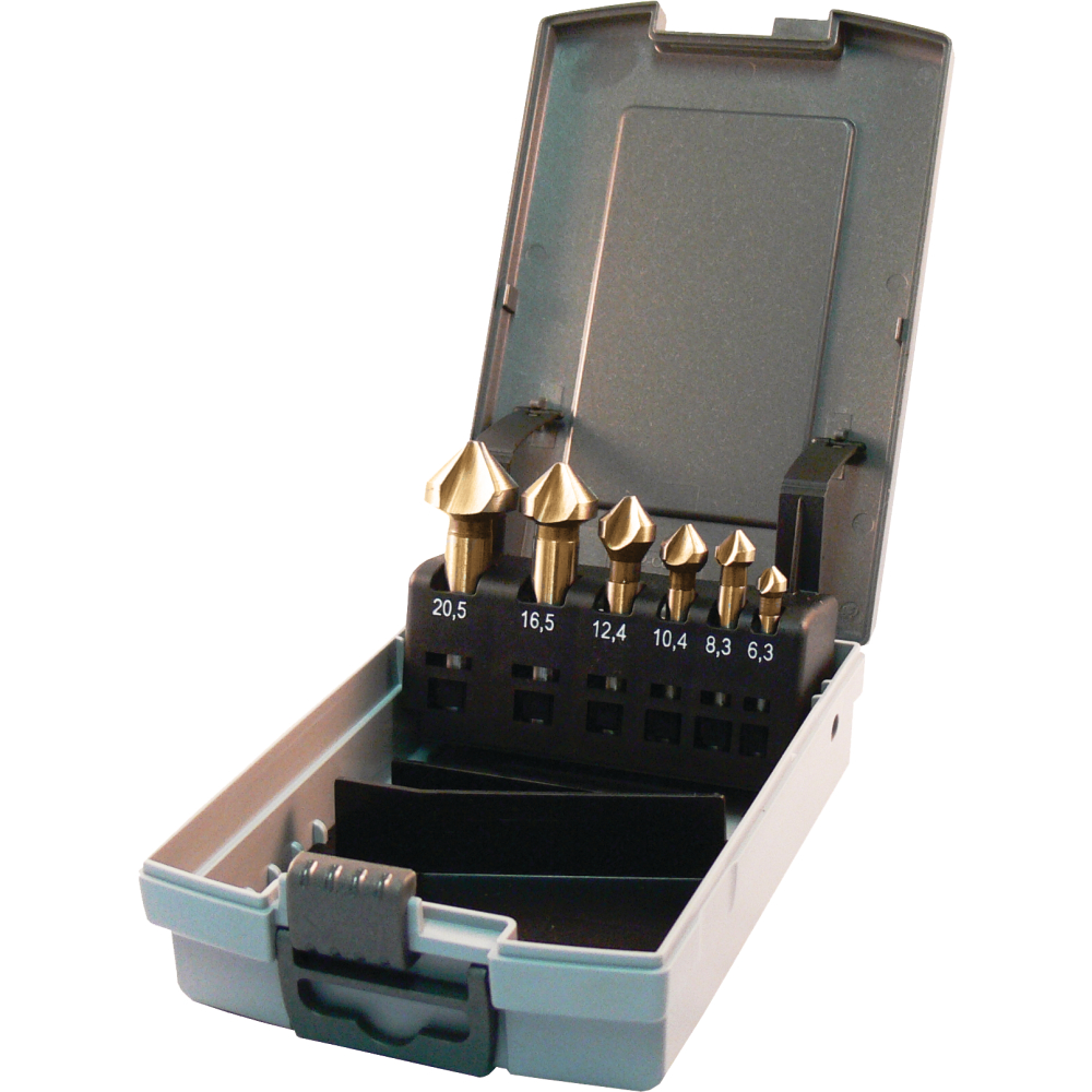 Kegel- u. Entgratsenker- satz HSS-Co