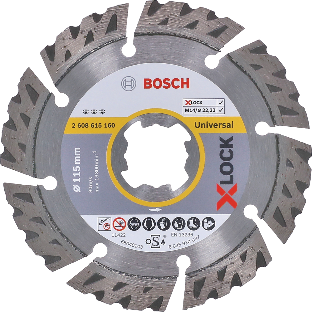 Bosch Diamantscheibe X-LOCK Best for Universal 125x2,2x12x22mm