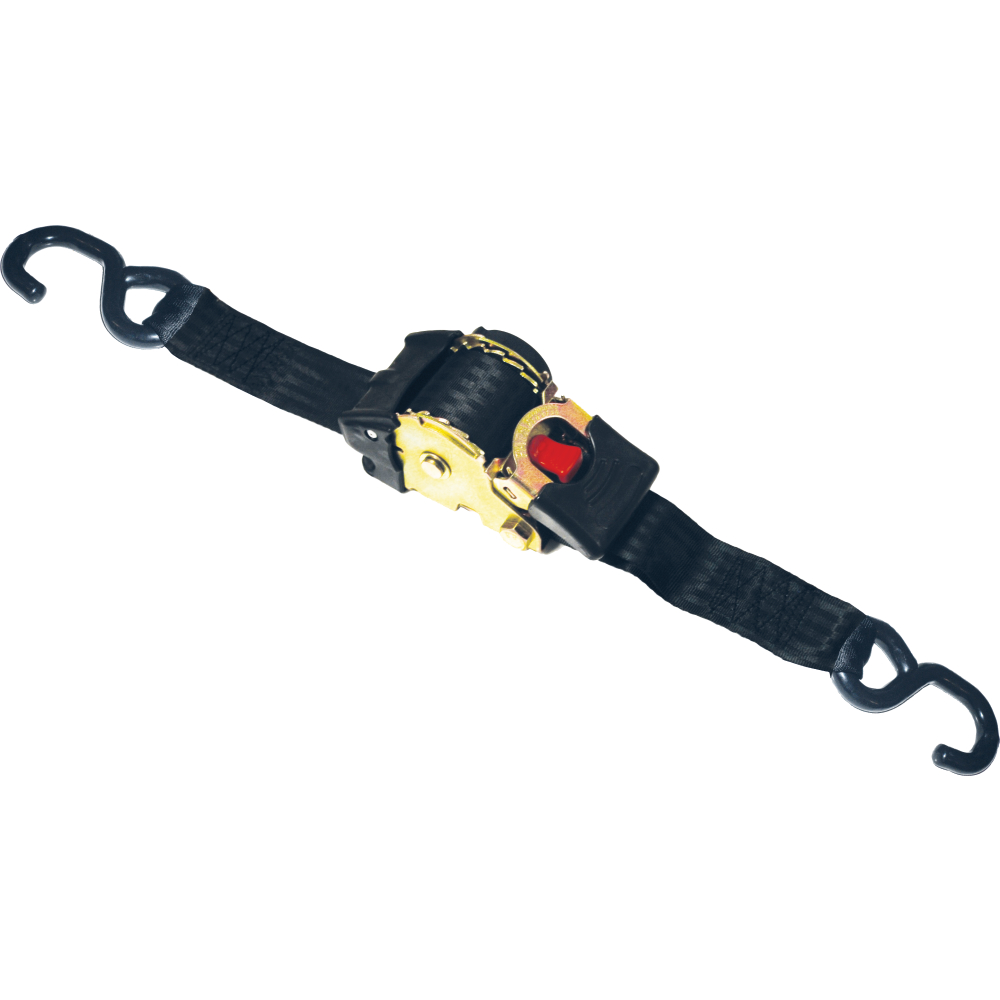 Zurrgurt Automatik m. S-Haken Länge 3,0m Breite 25mm