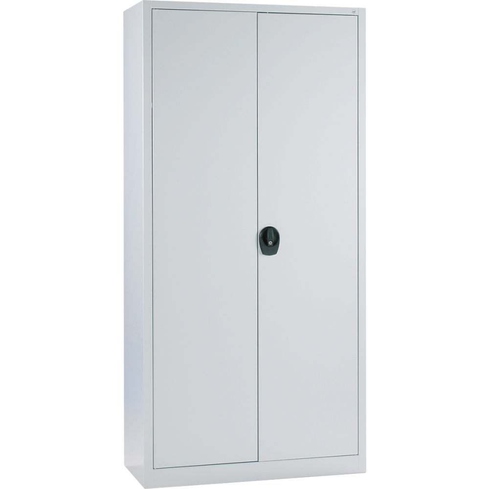 Flügeltürenschrank 1950mm 4 besch.Fachböden RAL7035
