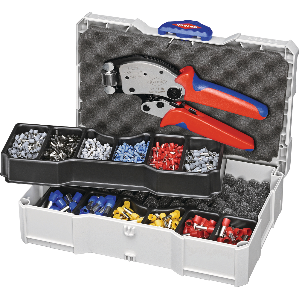 Aderendhülsen-Sortiment 1191tlg. Twistor16 Knipex