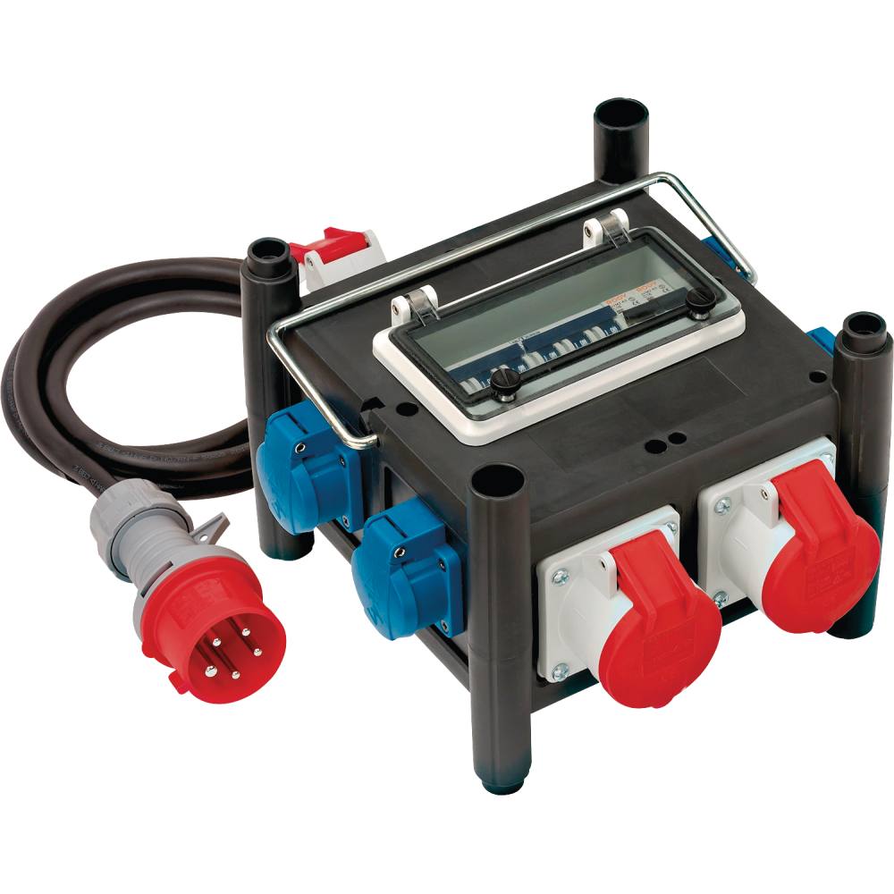 Stromvert. BSV 3 FI/16 2m H07RN-F5G2.5, 5x230V