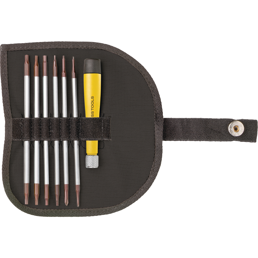 Elektronik- Schraubendreher-Satz ESD mit Wechselklingen 7-teilig PB Swiss