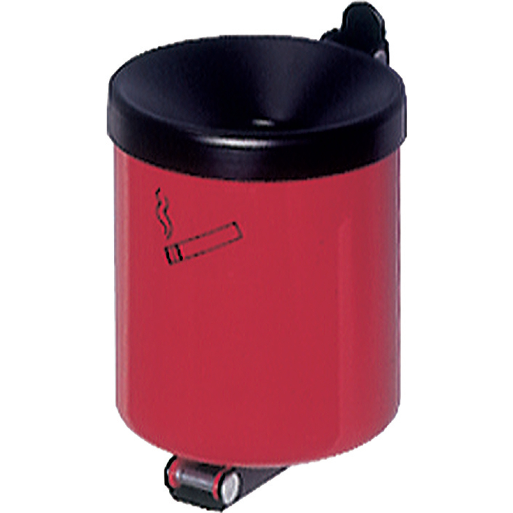 Sicherheits-Wandascher H 100 mm rot
