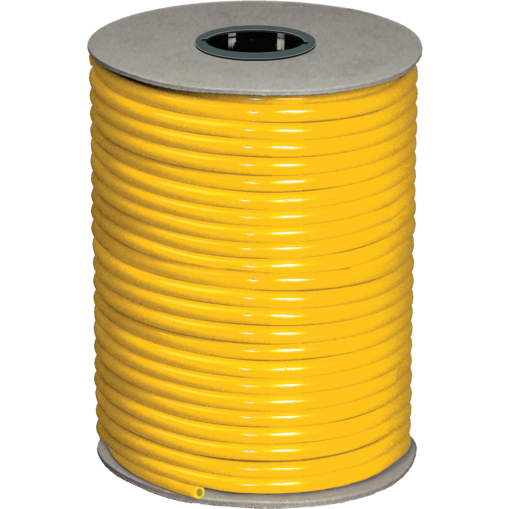 Injektionsschlauch gelb PVC Abmessung 6/12mm