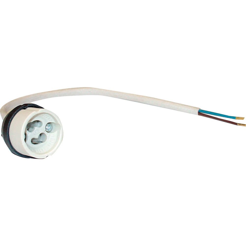 Fassung + 15cm Zuleitung GZ10 VDE IP20