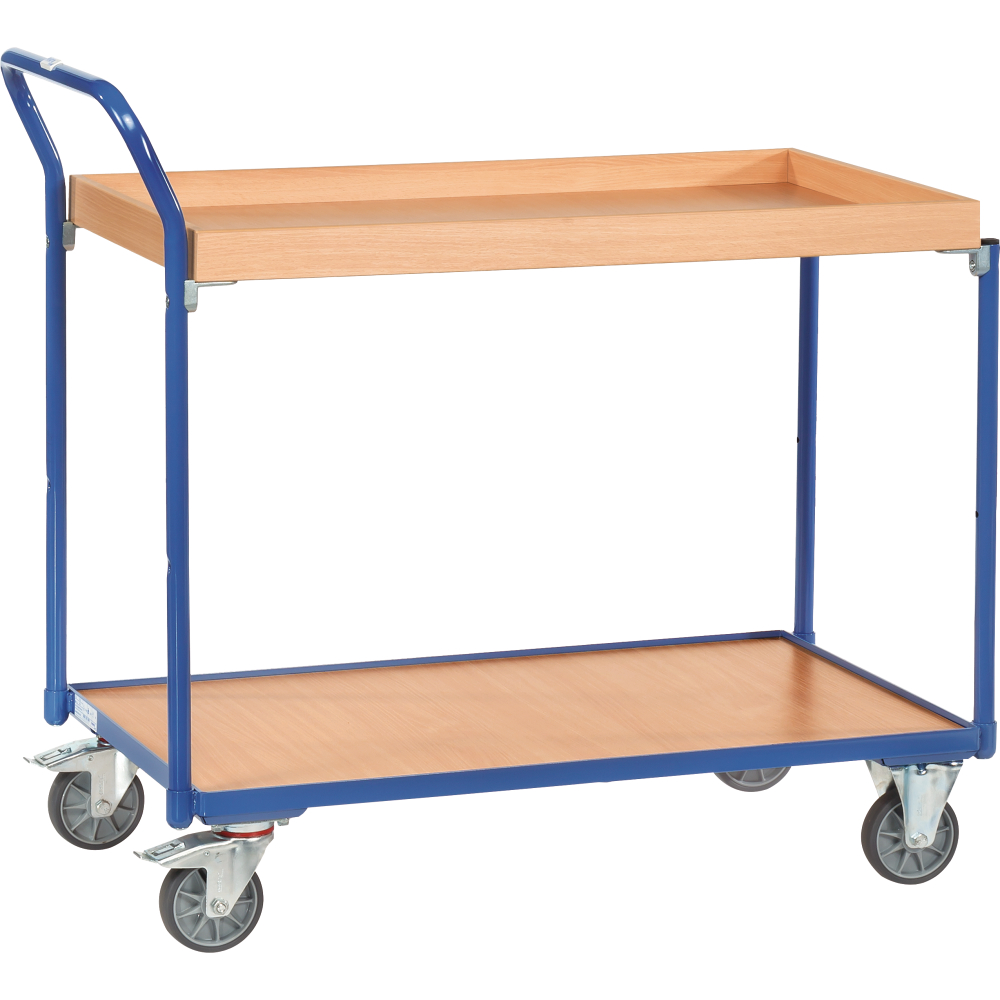 Tischwagen 1 Boden, 1 Kasten 1000x600mm
