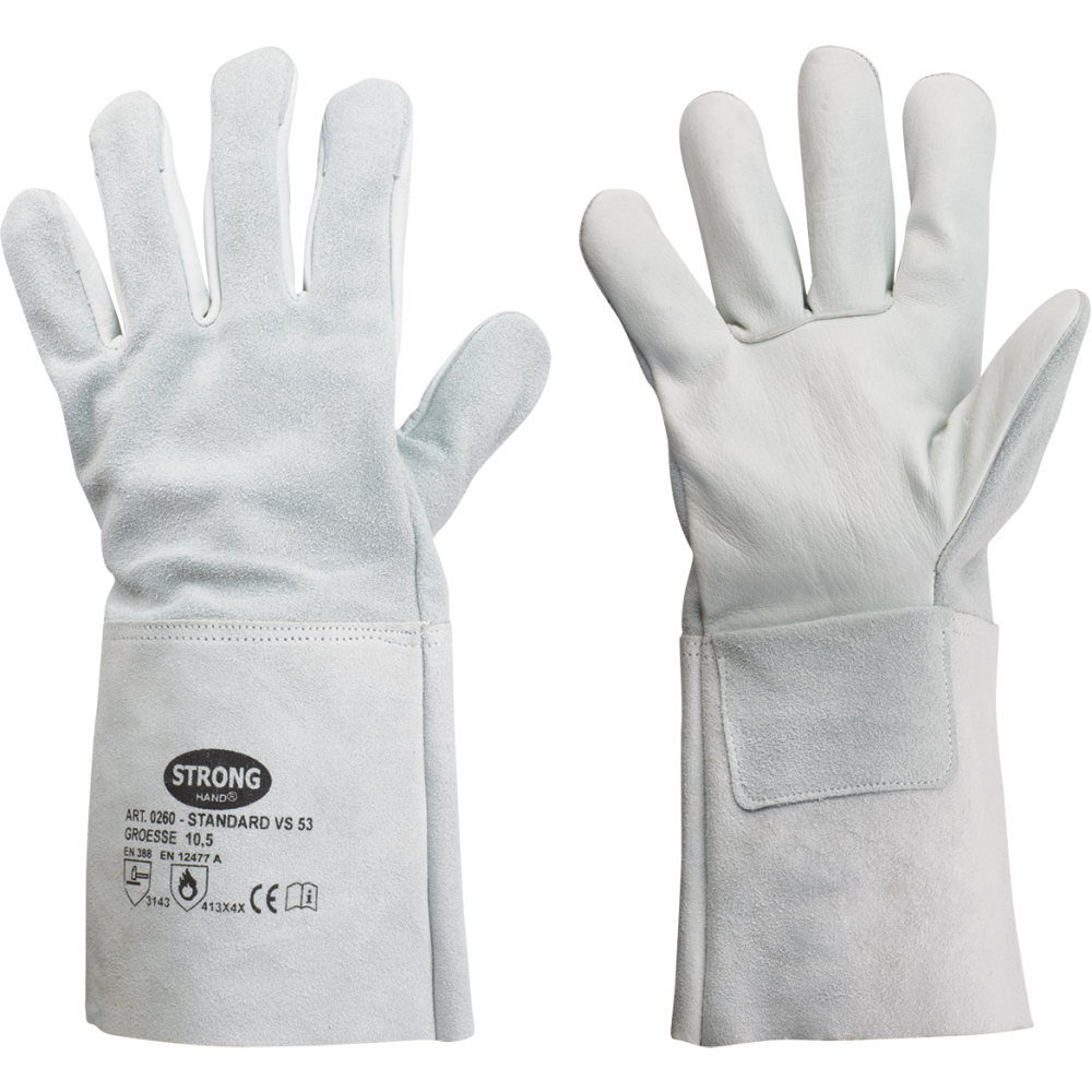 Stronghand® Schweißerhandschuh STANDARD VS 53 natur Gr.10,5