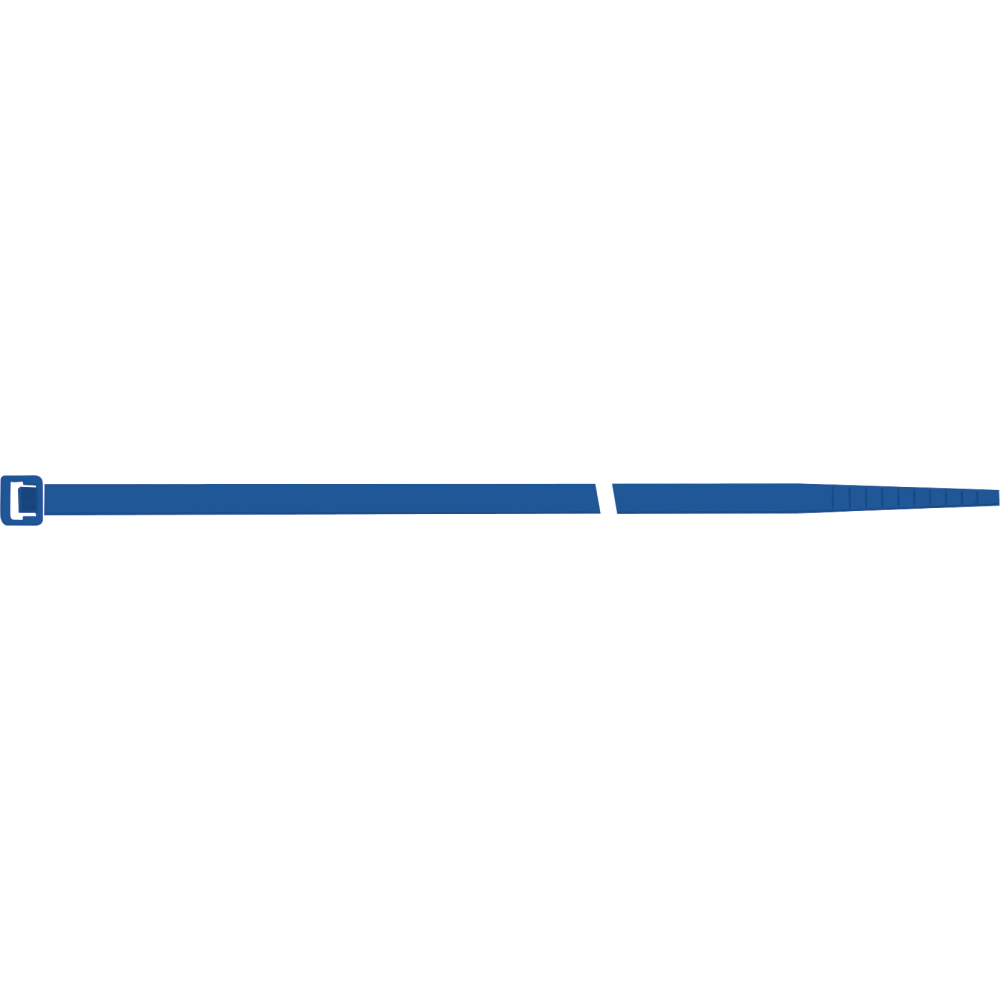 Kabelbinder Nylon blau 140x3,5mm a100 Stück SapiSelco