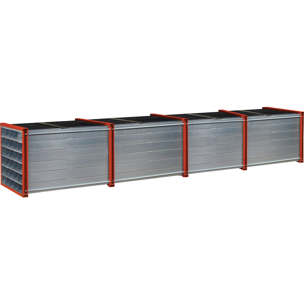 Wabenregal RWR-30/6 1000x1000x6000 30 Fächer RAL 2004