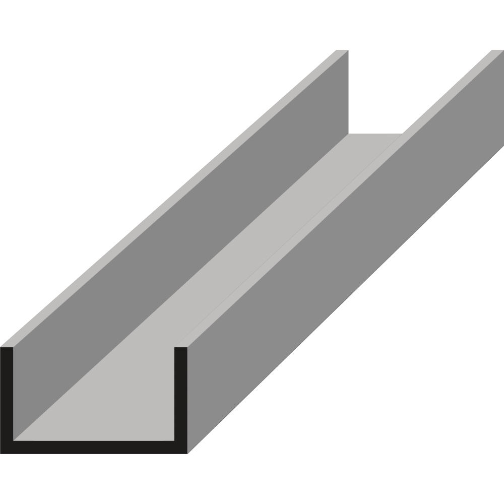 U-Stahl scharfkantig S235JR