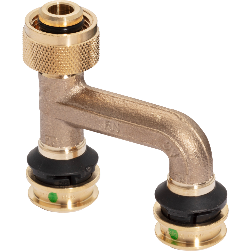 Viega Anschlussstück Raxofix 5325.78 in 20mm x 20mm x G1/2 Siliziumbronze