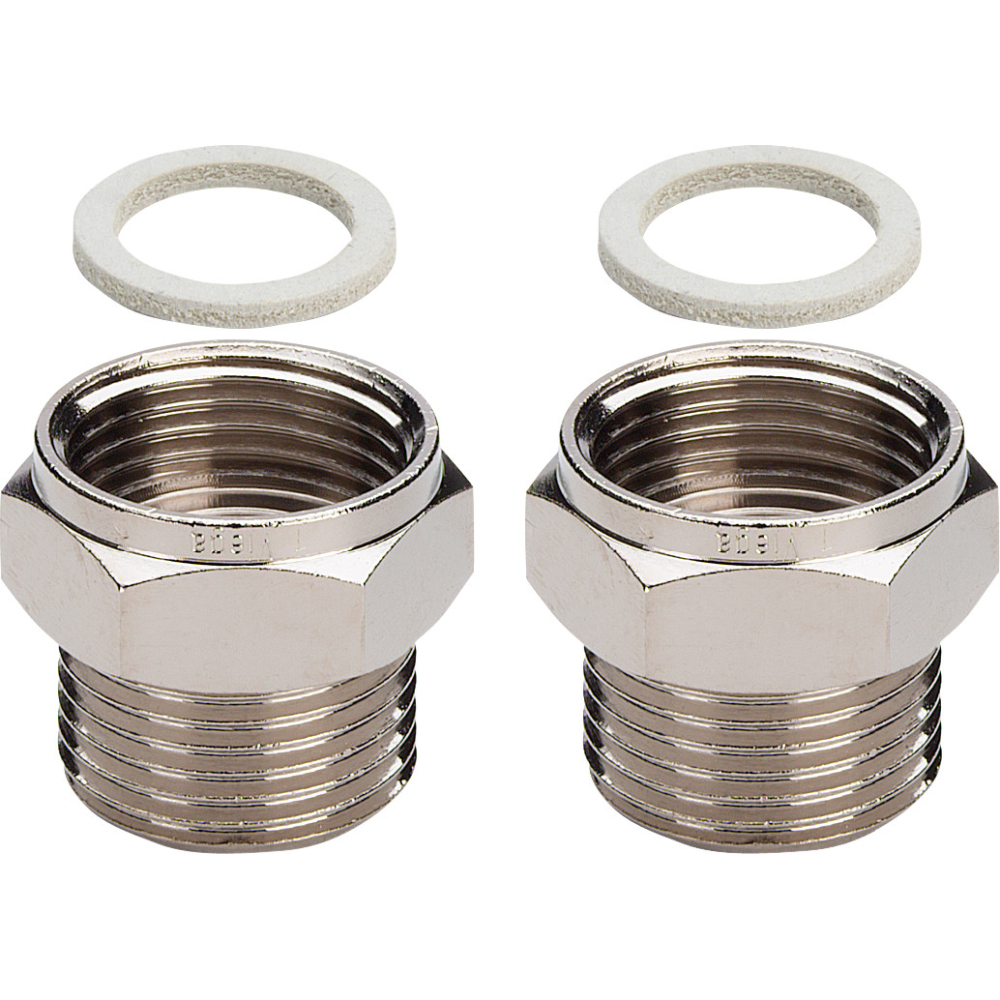 Viega Adapterset 1022.5 in G3/4 Messing vernickelt