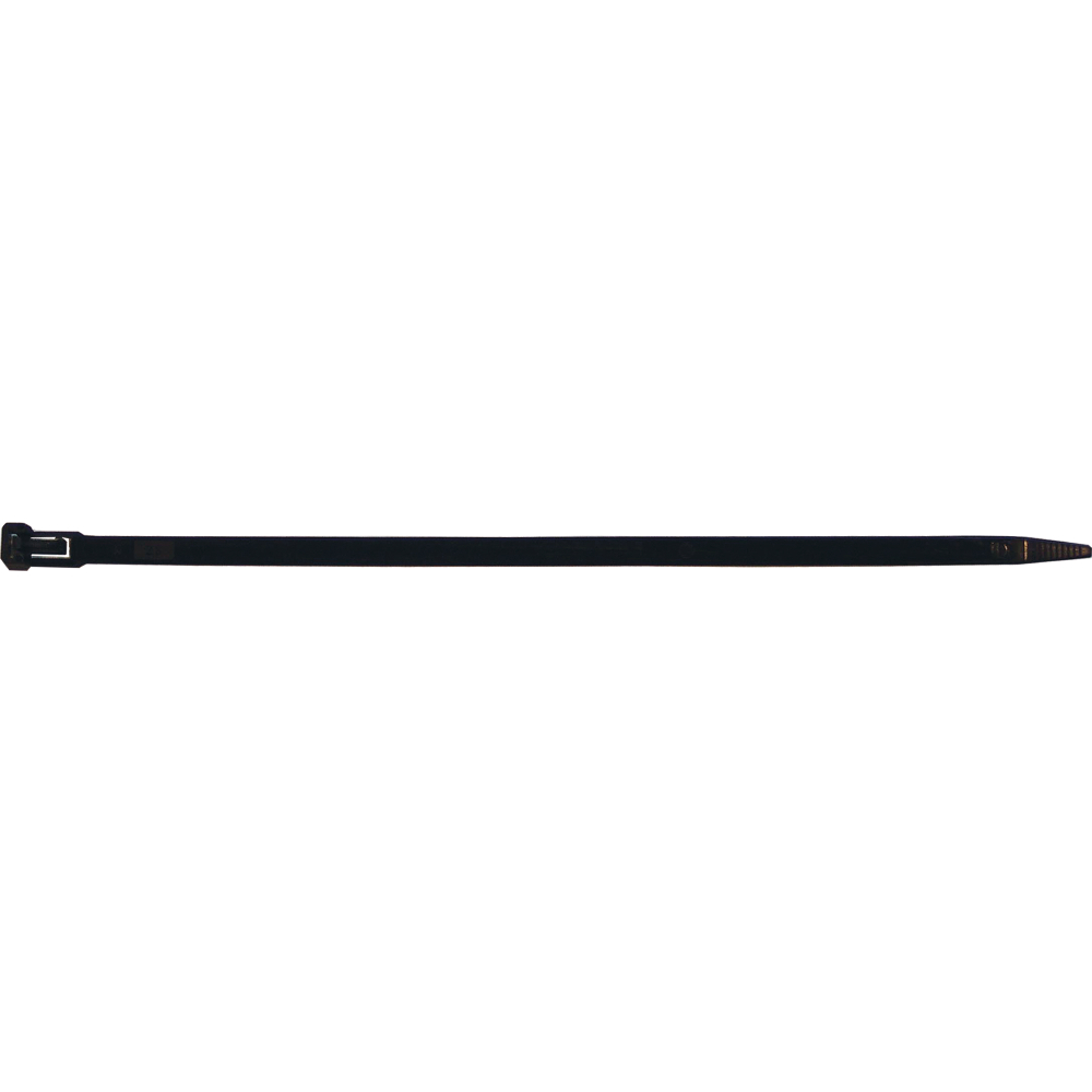 Kabelbinder 280x7,5mm schwarz wiederlösbar