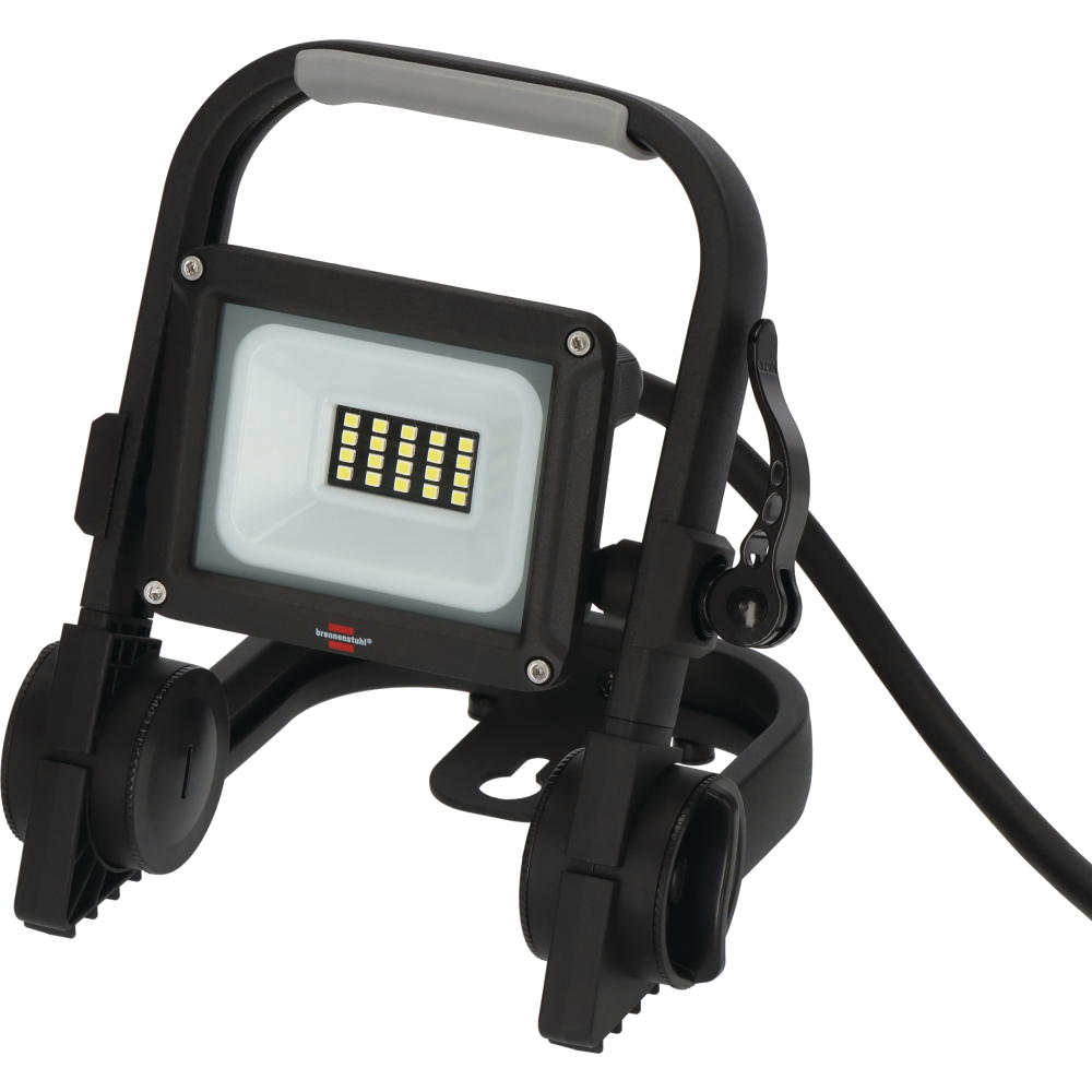 LED Baustrahler JARO 1060M H07RN-F 3G1,0 10W 1150lm 6500K 2m IP65 schwarz mobil
