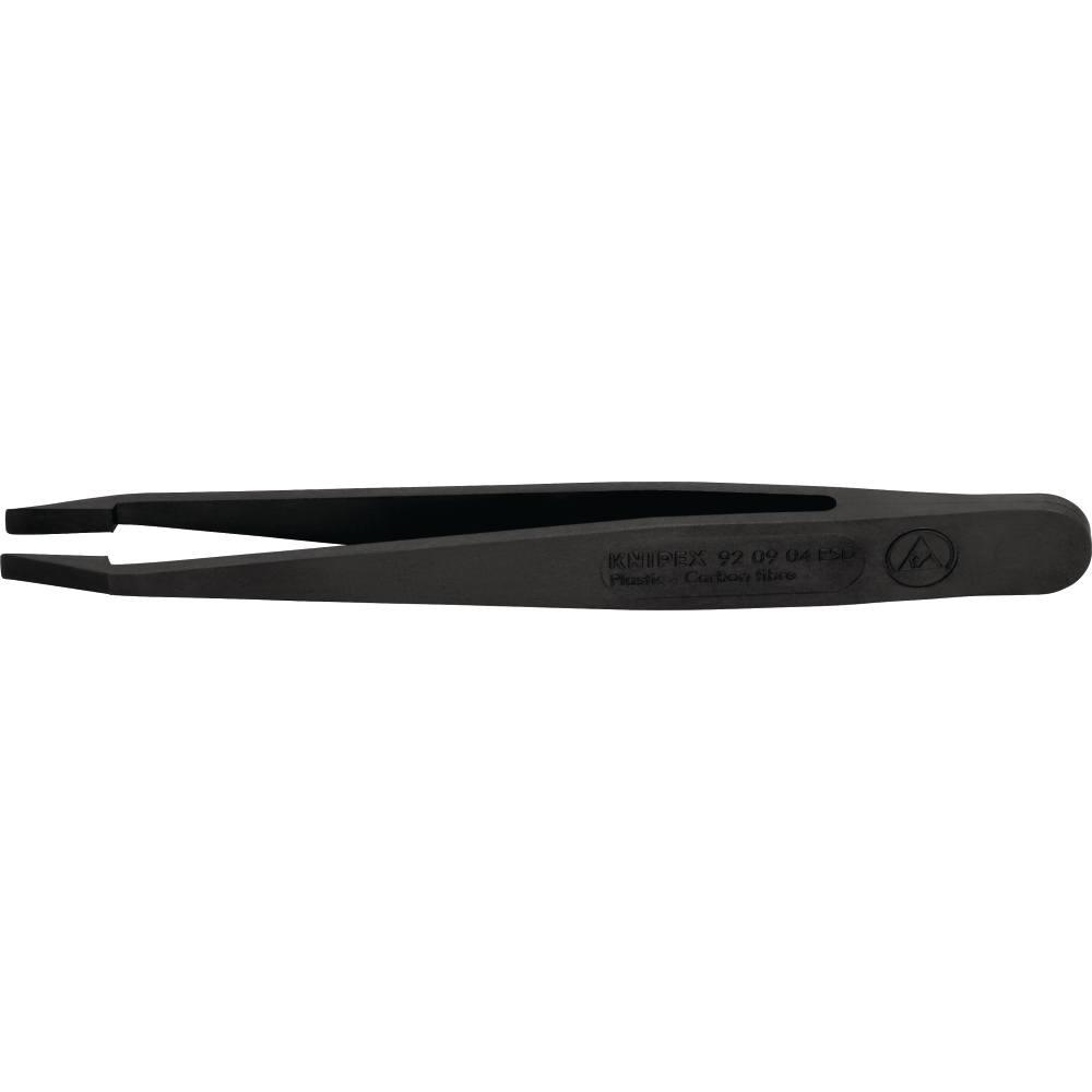 Kunststoffpinzette ESD, schwarz 92 09 04 ESD KNIPEX