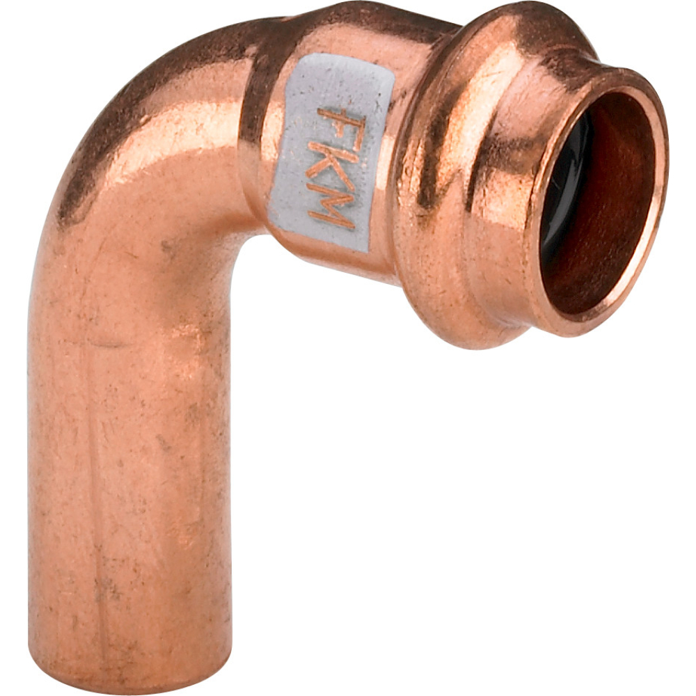 Viega Bogen 90 Grad mit SC Profipress S 4516.1 in 12mm Kupfer