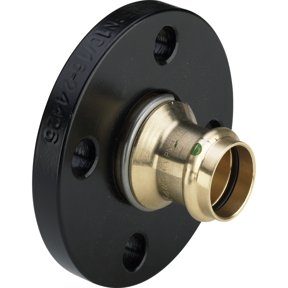 Viega Flansch mit SC Sanpress 2259.5 in 54mm Siliziumbronze