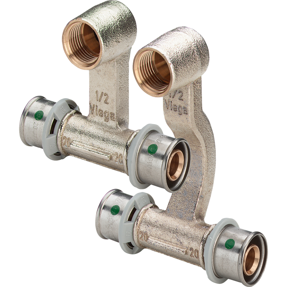 Viega Anschlussset mit SC Sanfix P 2173 in 20mm x G1/2 x 20mm Rg vernickelt