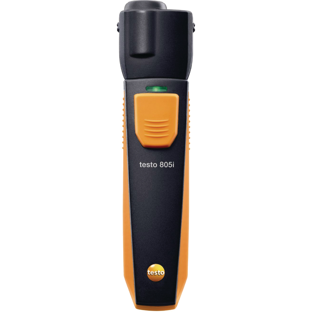 Infrarot-Thermometer testo 805i mit Smartphone-Bedienung