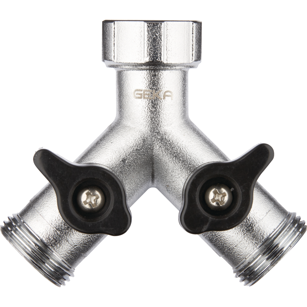 GEKA plus Zweiwegeventil mit Außengewinde 3/4"