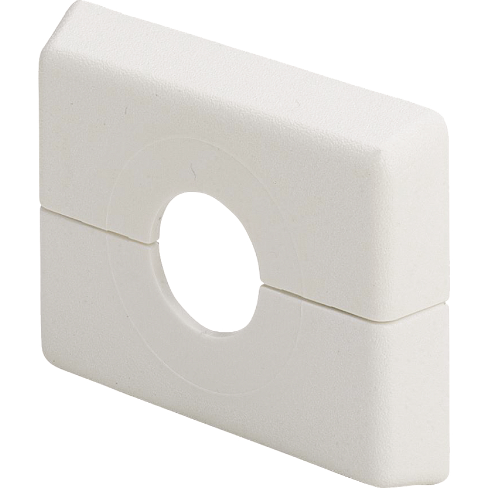 Viega Rosette 1079.1 in 60x45x10x17mm Kst. weiss RAL 9010