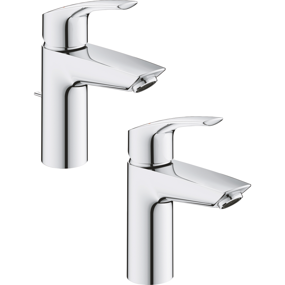 Waschtischarmatur Eurosmart 32467_3 S-Size glatter Körper chrom