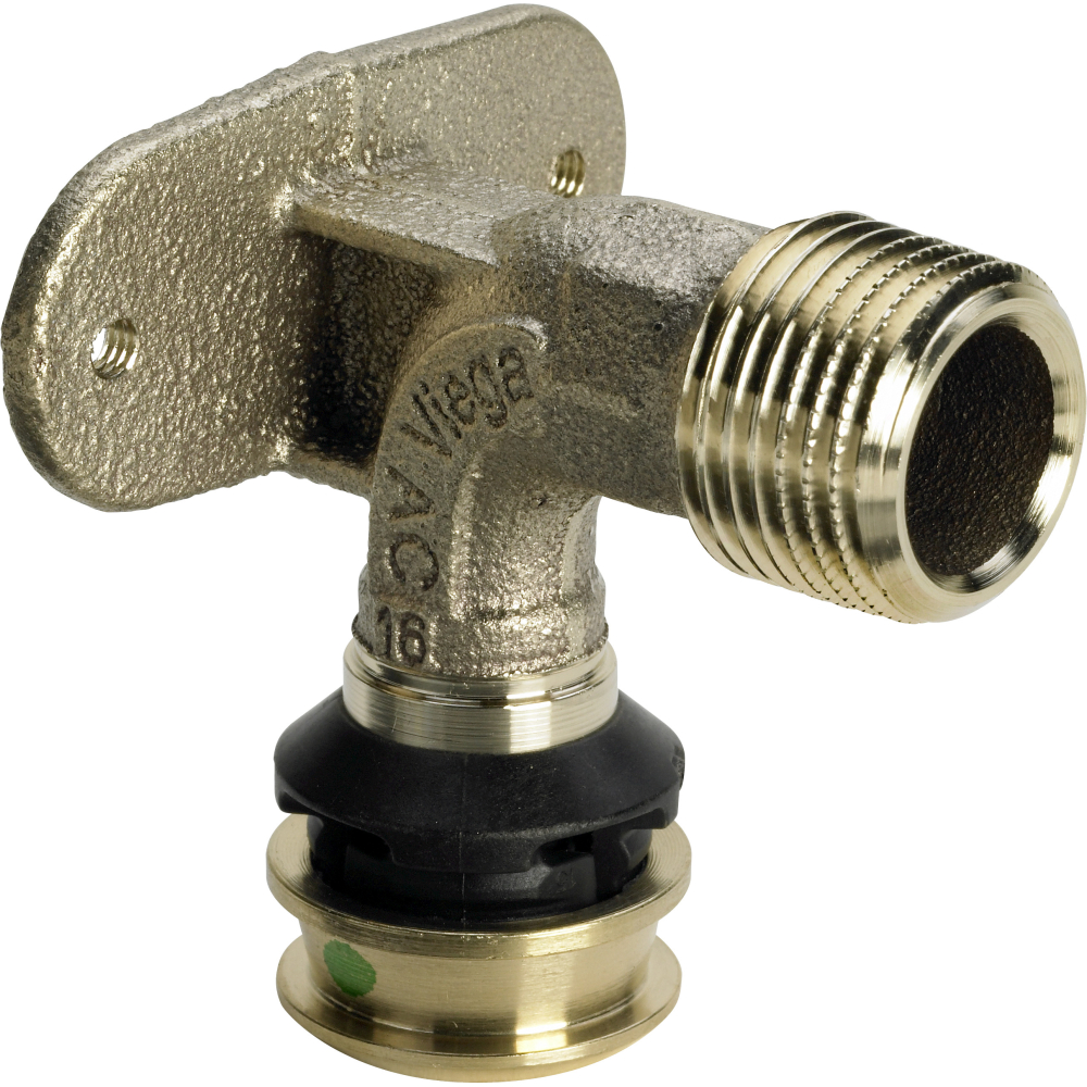 Viega Wandscheibe mit SC Raxofix 5325.4 in 20mm x R1/2 Siliziumbronze