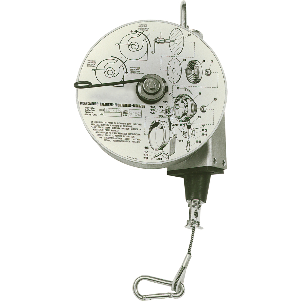 Federzug Typ 9348 6-8 kg 2,5 m