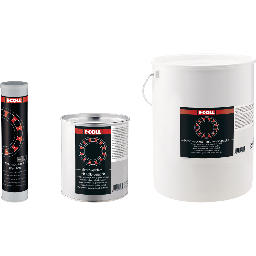 E-COLL Mehrzweckfett II, graphitiert 5kg Eimer bleifrei