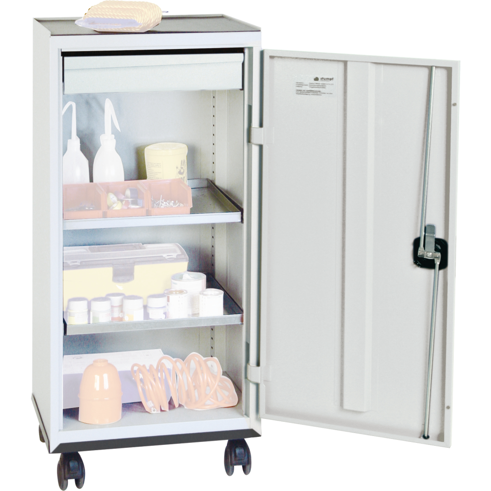 Werkzeugschrank S2000 RAL 7035/7035 1 Schublade 2 Wannenböden