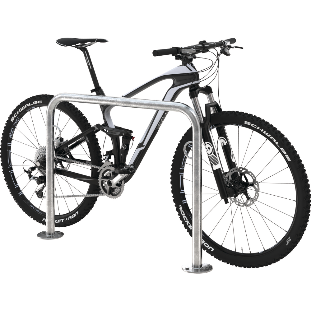 Fahrrad-Anlehnbügel TRUST,L750mm,vzk.,z.Aufdü