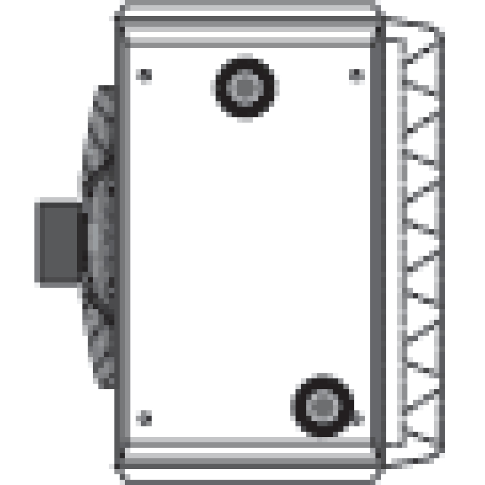 Wolf Induktionsjalousie für TLH 40 Wandgerät, mit Stellmotor 230 V