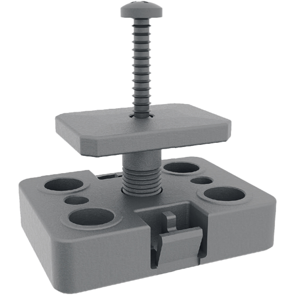Multiclip T-Slim Set 50 mit T-Adapter für Terrassendiele lyx® (50 Stück)