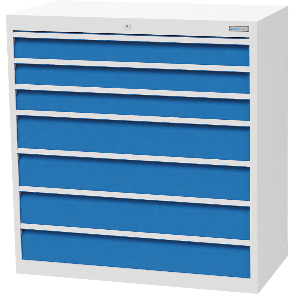 Schubladenschrank T500 980mm, 7 Sbl. VA