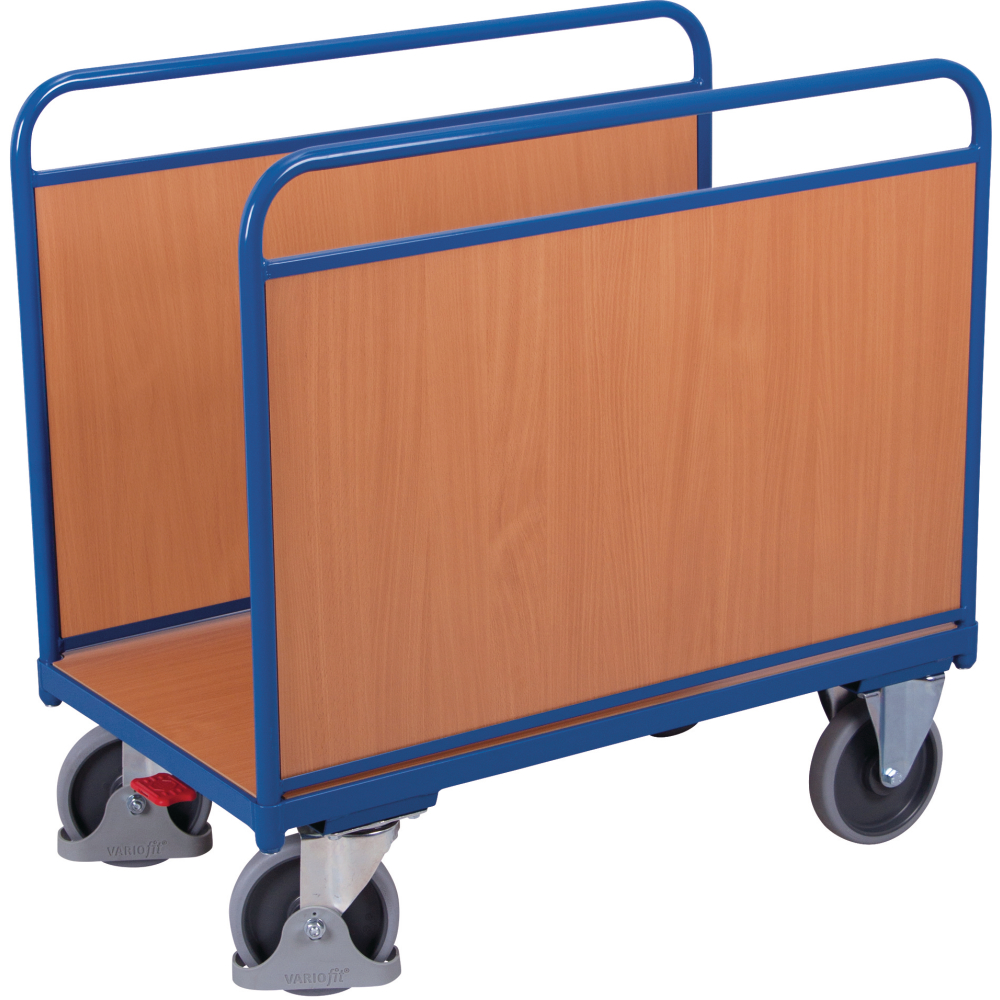 Langgutwagen 500 kg 1060 x 550 mm 2 Wände