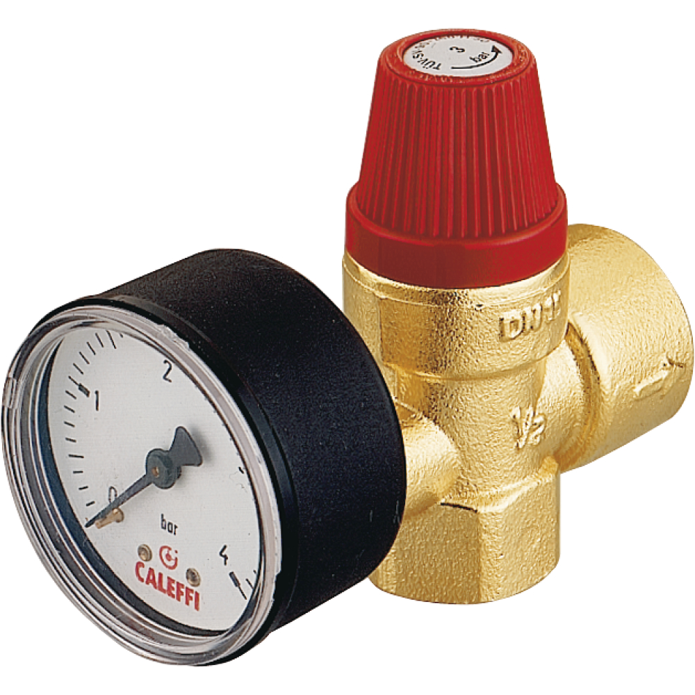 Sicherheitsventil ND 2,5 1/2" mit Manometer
