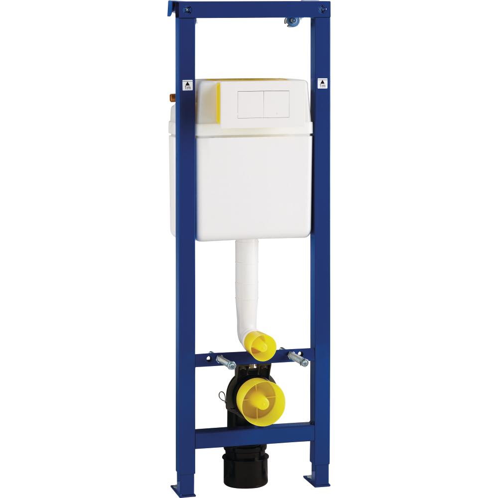 FORMAT Tec WC-Element BH 112cm, Betätigung von vorne