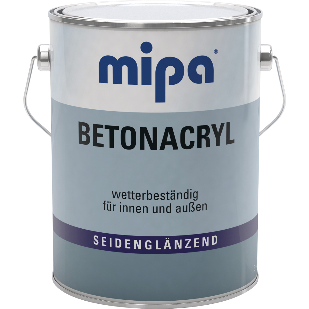 Betonacryl 2,5l Mipa Flüssig-Kunststoff RAL 7032 Kieselgrau
