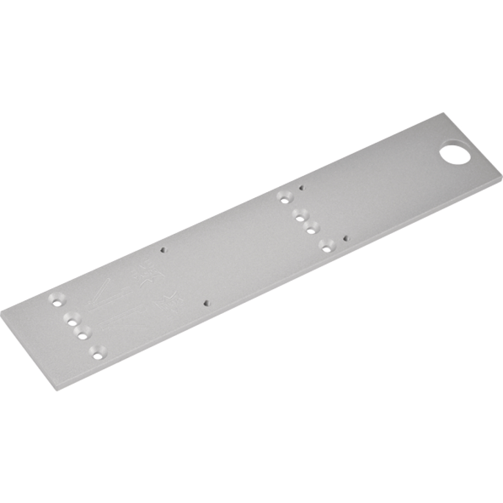 Montageplatte für TS 73 V EMF silber RAL 9006